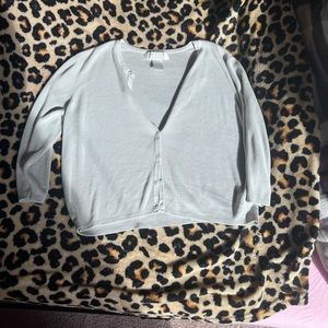 Light blue cardigan